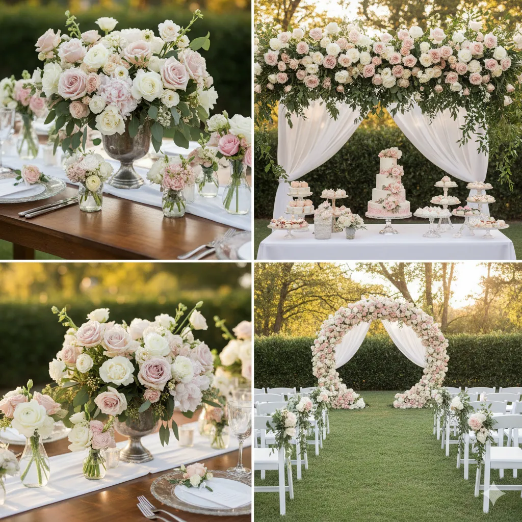 Wedding floral arrangements